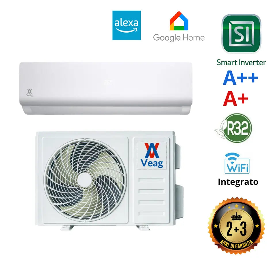 Condizionatore Climatizzatore Veag AGT-E12 12000 BTU A++/A+ WifI incluso