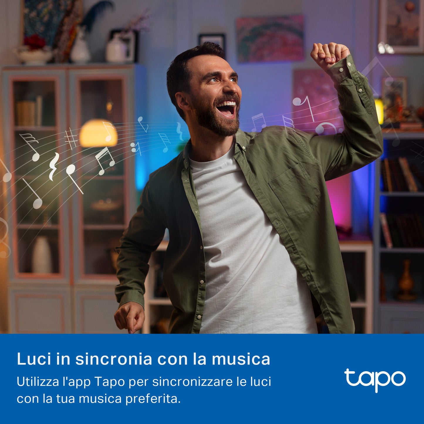 Tapo L430C Lampadina LED Smart Wi-Fi Multicolore E14, Controllo Vocale con Alexa, 2pz