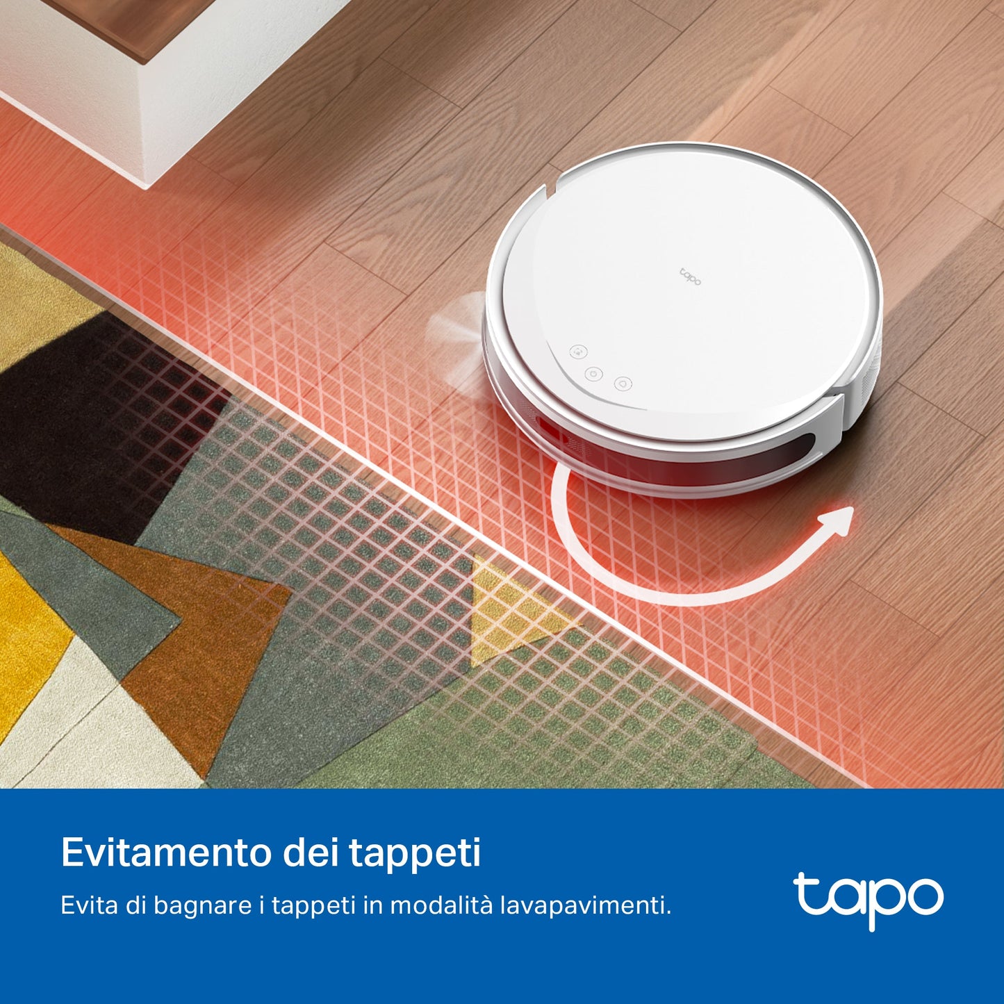 Tapo RV20 Max White Robot Aspirapolvere, Navigazione LiDAR MagSlim, ⚠️Aggiungi la Base di Ricarica RVB102 al carrello