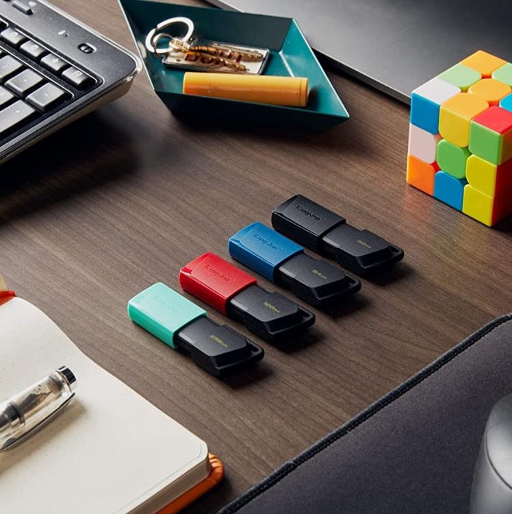Kingston Dtxm/256Gb Usb 3.2 Chiavetta Pendrive A Scomparsa Datatravel Exodia M