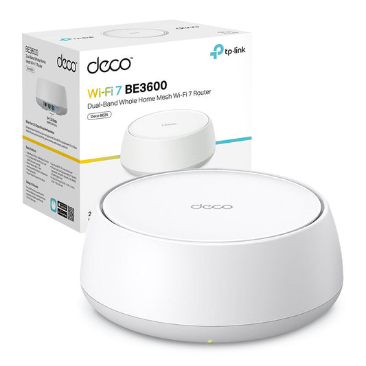 Deco BE25 Sistema Mesh Wi-Fi 7 BE3600Mbps 2 Porte 2.5Gbps, 1pz
