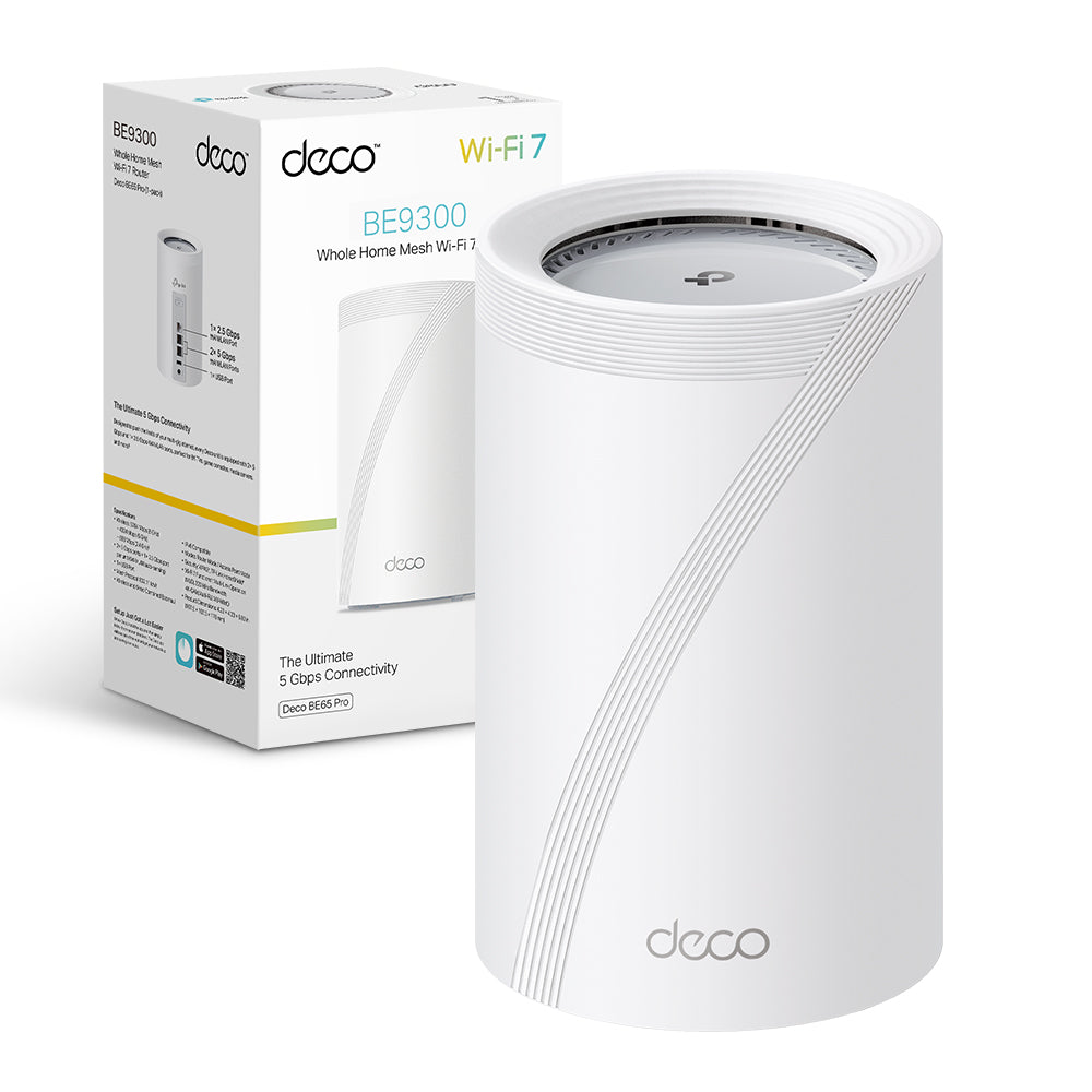 Deco BE65 Pro Sistema Mesh Wi-Fi 7 BE9300Mbps 2 Porte 5Gbps, 1pz
