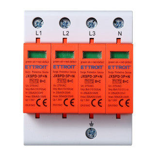 ETTROIT Scaricatore Di Sovratensione 3P+N 25KA-50KA T2 - Mod. JXSPD-3P+N