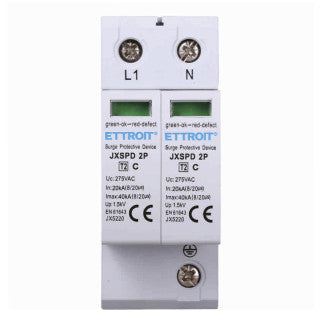 ET 573 - ETTROIT Scaricatore Di Sovratensione 2P 20KA-40KA T2 - Mod. JX5220