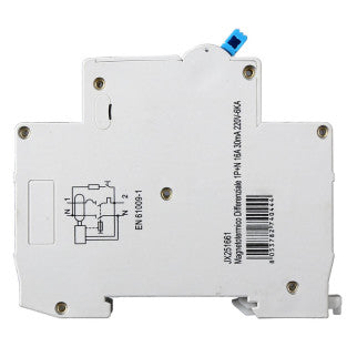 ET 687 - ETTROIT Magnetotermico Differenziale 1P+N 16A 30mA 220V-6KA - Mod. JX251661