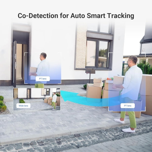 -🔥 Offerta a tempo – 109,99€ - valida fino al 26/02/26 al CHECKOUT - EZVIZ - H9c Dual 2K - Telecamera a doppia ottica 3+3 MP da esterno, Wi-Fi