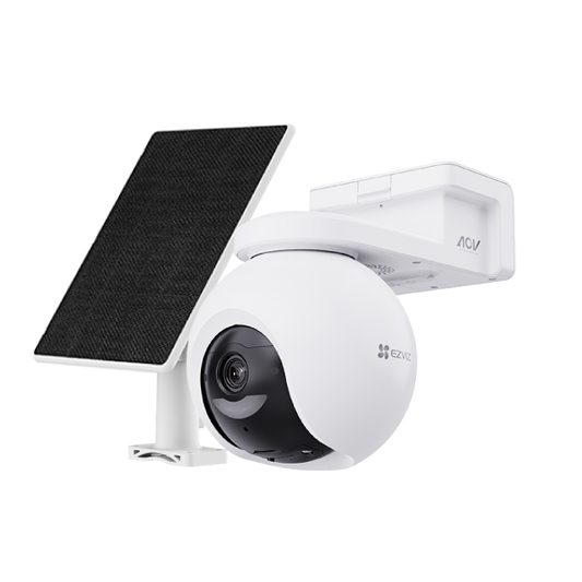 -🔥 Offerta a tempo – 182,99€ - valida fino al 26/02/26 al CHECKOUT - EZVIZ - CB8 Lite 4G LTE Telecamera Esterno Senza Fili, 2K+/4MP 360° PTZ con Batteria