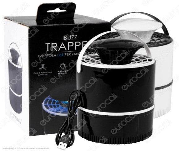 IG 035 - Intergross Buzz Trapper Trappola USB Attira Zanzare e Insetti con Luce UV
