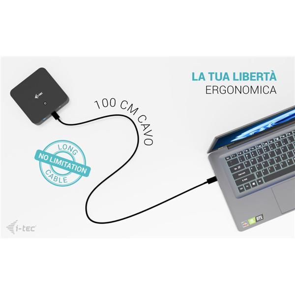 Docking Station USB-C DP doppio monitor HDMI (2xHDMI) con PD 100 W [C31TRIPLEVIDEODPPRO]