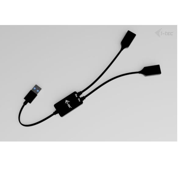 I-TEC CAVO HUB USB-A 2 PORTE 2X USB-A [U3CBLHUB2A]