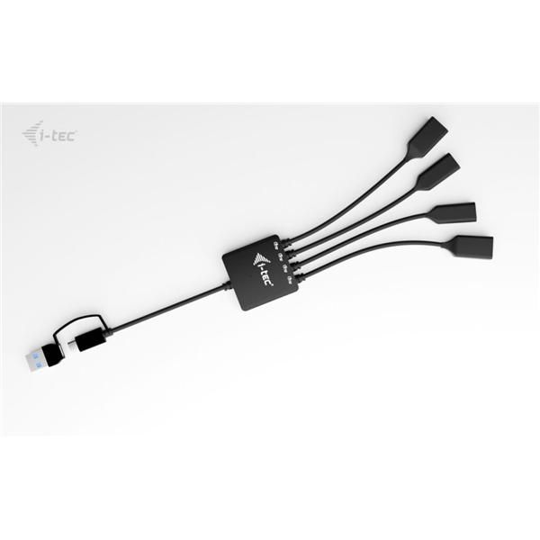Cavo HUB USB-C/USB-A a 4 porte (2x USB-C, 2x USB-A) [CACBLHUB2A2C]