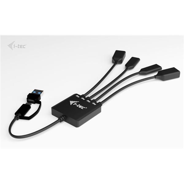 Cavo HUB USB-C/USB-A a 4 porte (2x USB-C, 2x USB-A) [CACBLHUB2A2C]