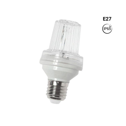 Lampadina E27 effetto strobo