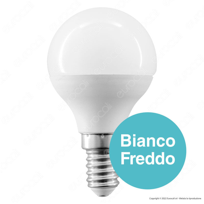 V-Tac VT-1880 Lampadina LED E14 4.5W Bulb P45 MiniGlobo SMD - SKU 2142501 / 2142511 / 2142521