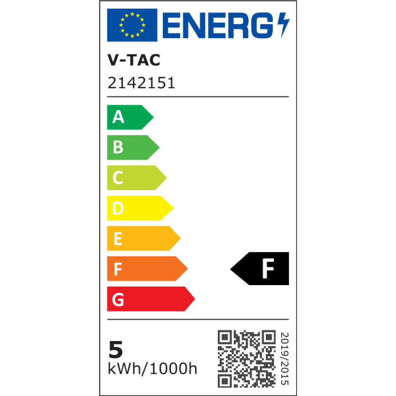 V-Tac VT-1855 Lampadina LED E14 4.5W Bulb C37 Candela SMD - SKU 2142151 / 2142581 / 2142411