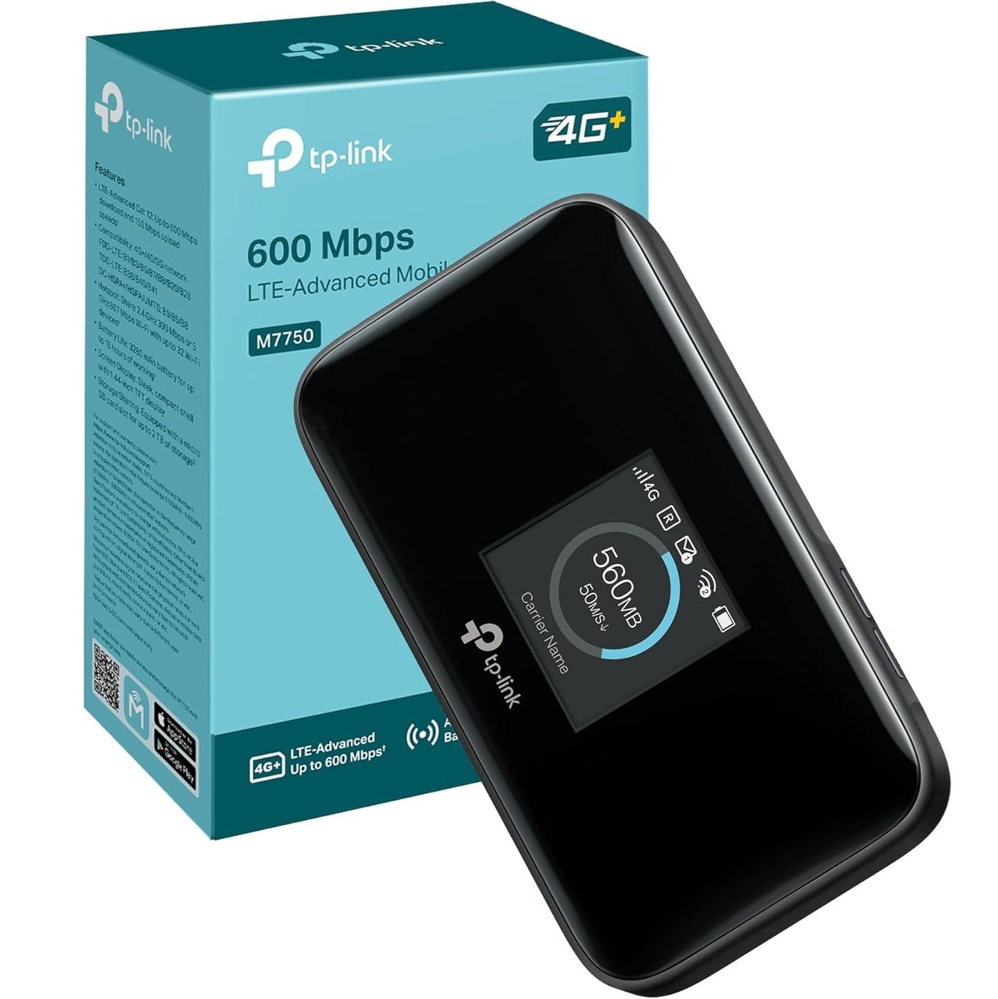 M7750 Saponetta Wi-Fi con SIM 4G+ LTE CAT12 AC1200Mbps