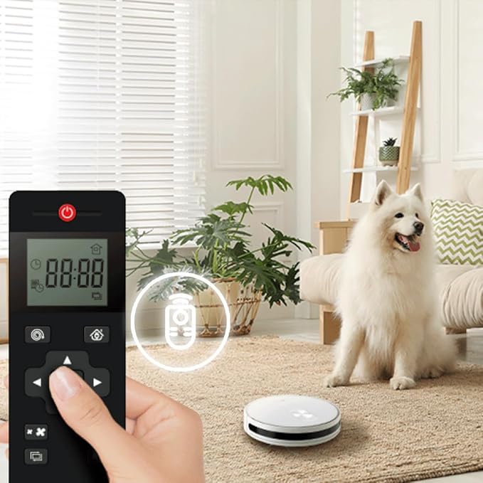 -🔥 Offerta a tempo – 121,99€ - valida fino al 26/02/26 al CHECKOUT - EZVIZ - CS-RC3 Robot Aspirapolvere con Navigazione Intelligente 30 W Bianco