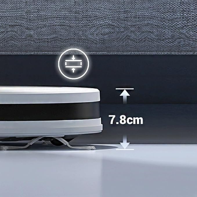 -🔥 Offerta a tempo – 121,99€ - valida fino al 26/02/26 al CHECKOUT - EZVIZ - CS-RC3 Robot Aspirapolvere con Navigazione Intelligente 30 W Bianco