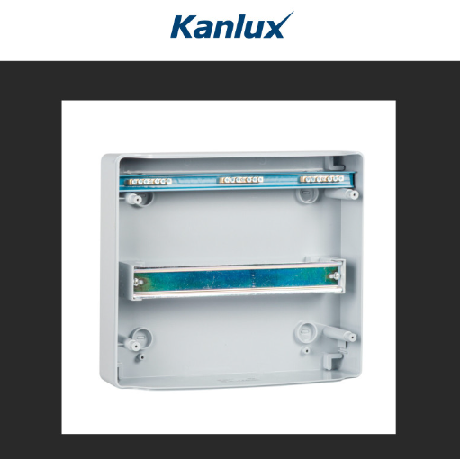 Kanlux Ideal Centralino da Parete 1x12P Compatibile con Sistemi Fotovoltaici IK10 Colore Grigio - mod. 38452