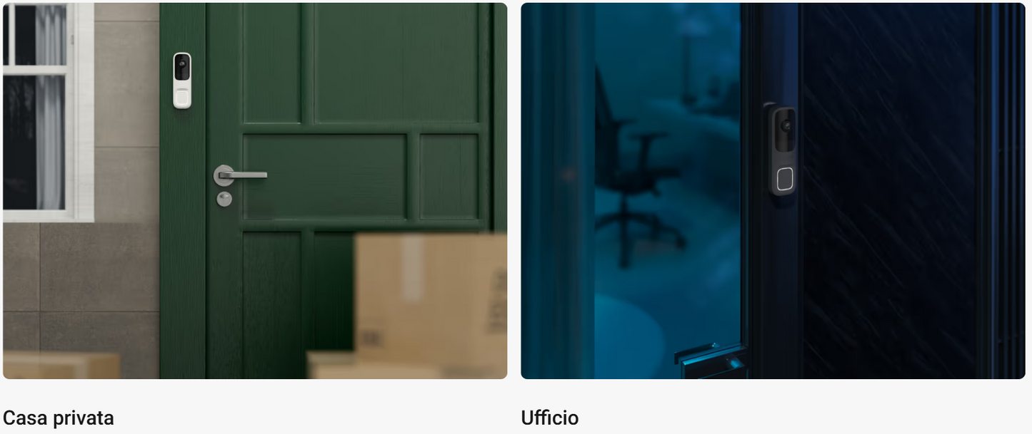 Ajax - Videocitofono con IA integrata, sensore PIR e controllo tramite le app (DoorBell)