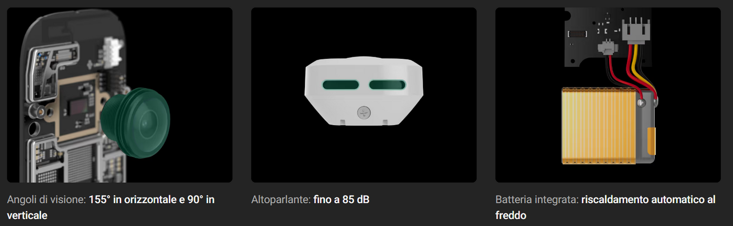 Ajax - Videocitofono con IA integrata, sensore PIR e controllo tramite le app (DoorBell)