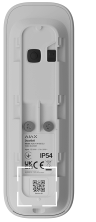 Ajax - Videocitofono con IA integrata, sensore PIR e controllo tramite le app (DoorBell)