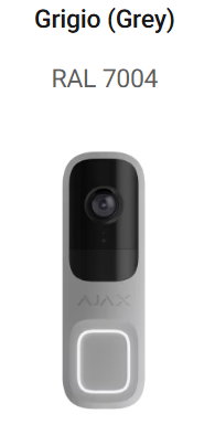 Ajax - Videocitofono con IA integrata, sensore PIR e controllo tramite le app (DoorBell)