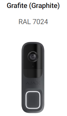 Ajax - Videocitofono con IA integrata, sensore PIR e controllo tramite le app (DoorBell)