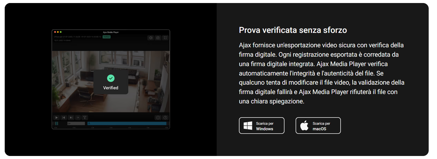 Ajax - Videoregistratore di rete a 8 canali alimentato da una fonte di alimentazione a bassa tensione - NVR DC (8-ch)