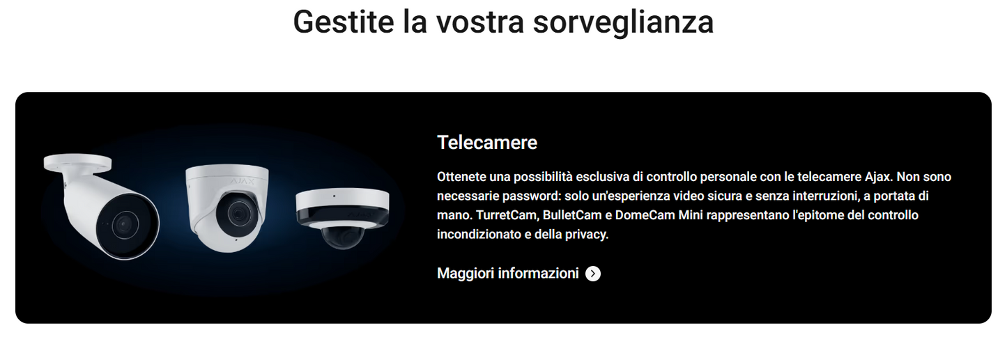Ajax - Videoregistratore di rete a 8 canali alimentato da una fonte di alimentazione a bassa tensione - NVR DC (8-ch)