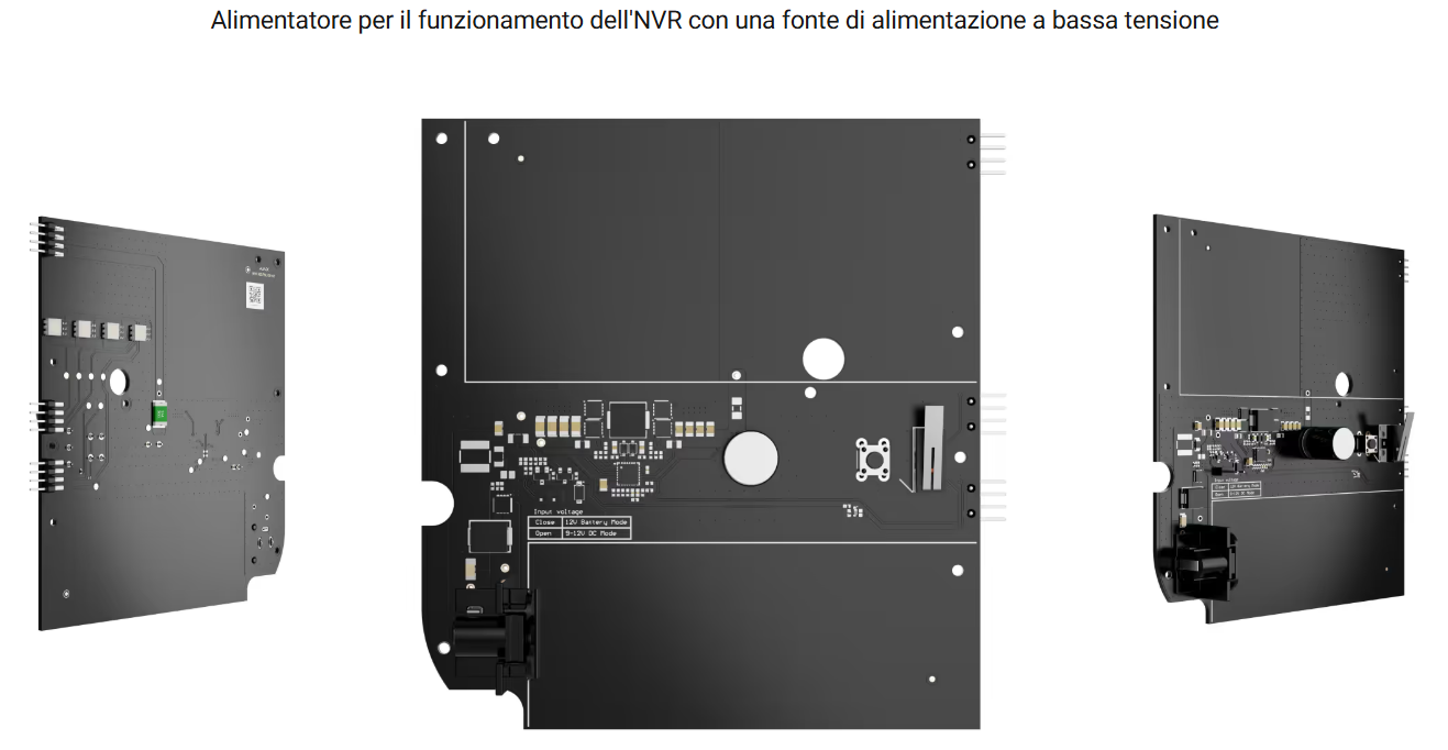 Ajax - Alimentatore per il funzionamento dell'NVR con una fonte di alimentazione a bassa tensione - 12V PSU for NVR