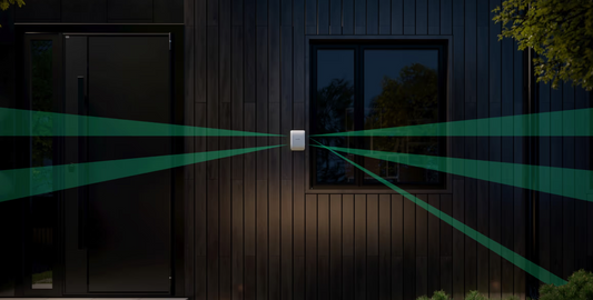 Ajax - Rilevatore di movimento a tenda wireless a doppia tecnologia da esterno e interno - DualCurtain Outdoor Jeweller