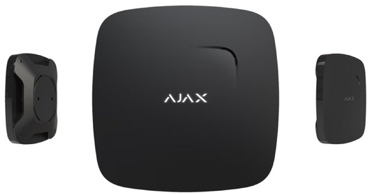 Ajax - Rilevatore antincendio wireless con sensori di calore e fumo. Versione con batterie sostituibili - FireProtect Jeweller