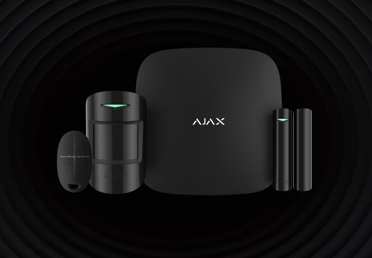 Ajax - StarterKit (4G) - Hub 2 4G+ MotionPtotect + DoorProtect + SpaceControl