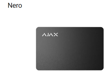 Ajax - Carta contactless per il controllo della sicurezza - Pass
