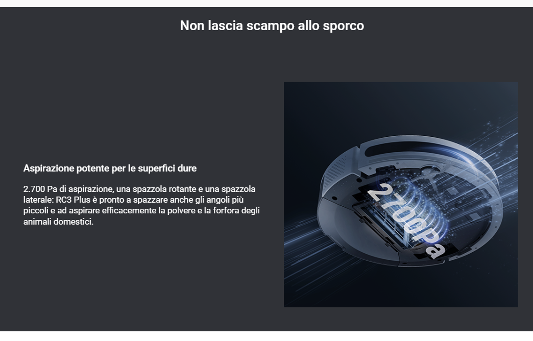 -🔥 Offerta a tempo – 182,99€ - valida fino al 26/02/26 al CHECKOUT - EZVIZ -RC3 Plus - Robot Aspirapolvere con Base a Svuotamento Automatico Polvere