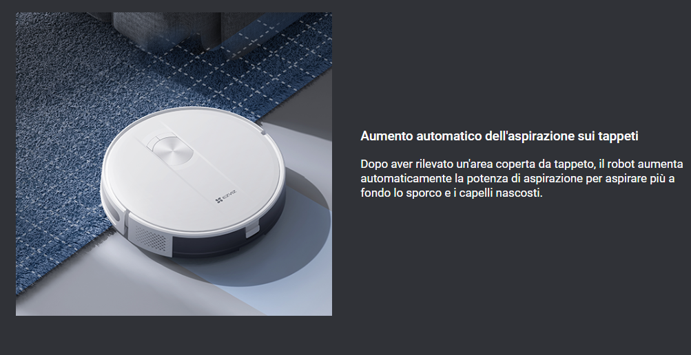 -🔥 Offerta a tempo – 182,99€ - valida fino al 26/02/26 al CHECKOUT - EZVIZ -RC3 Plus - Robot Aspirapolvere con Base a Svuotamento Automatico Polvere