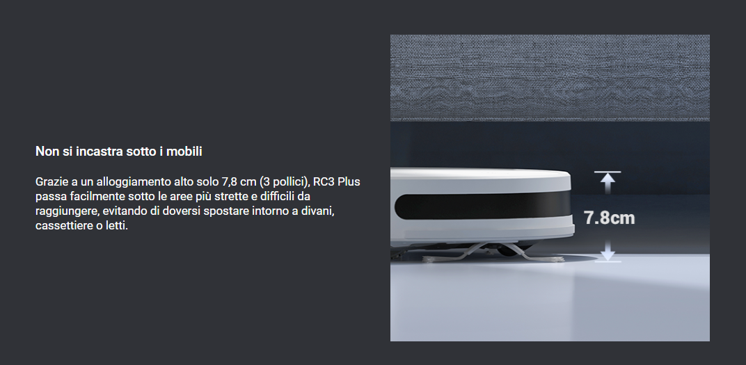 -🔥 Offerta a tempo – 182,99€ - valida fino al 26/02/26 al CHECKOUT - EZVIZ -RC3 Plus - Robot Aspirapolvere con Base a Svuotamento Automatico Polvere