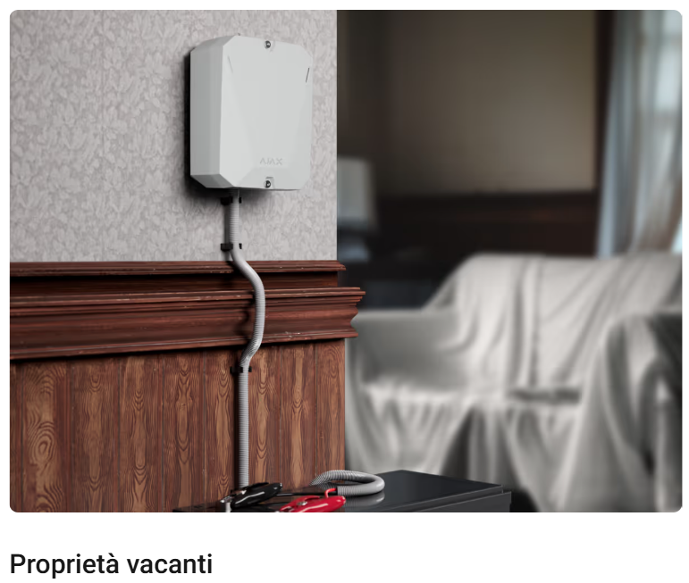 Ajax - Hub BP Jeweller - Unità centrale wireless alimentata a batteria. 149623.263.BL1 - 149624.263.WH1