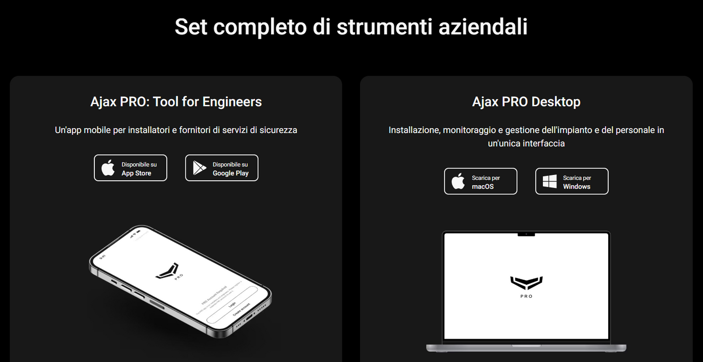 Ajax - Hub BP Jeweller - Unità centrale wireless alimentata a batteria. 149623.263.BL1 - 149624.263.WH1