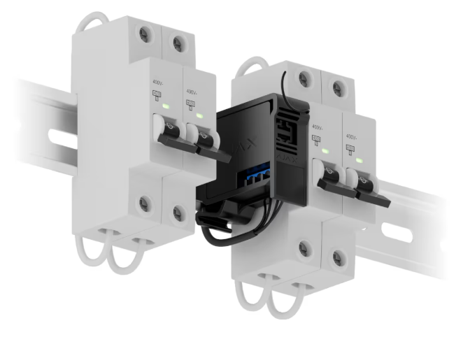 Ajax - DIN Holder - Supporto per fissare Relay o WallSwitch su una guida DIN 51170.132.BL