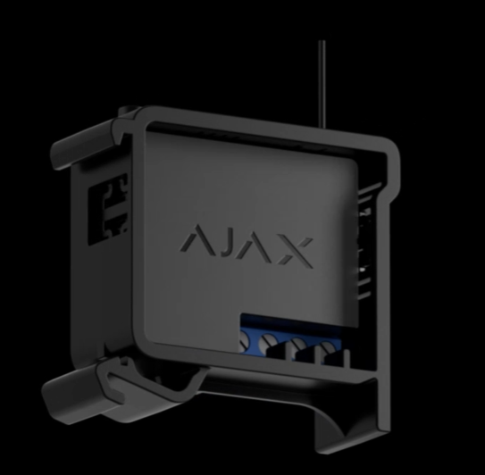 Ajax - DIN Holder - Supporto per fissare Relay o WallSwitch su una guida DIN 51170.132.BL