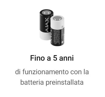 Ajax - Rilevatore di movimento e di rottura vetri wireless, ignora gli animali domestici ( CombiProtect Jeweller)  38096.06.BL1