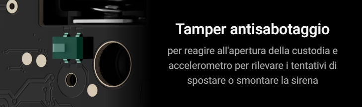 Ajax - Sirena wireless da interno ed esterno (StreetSiren Jeweller) 38179.07.BL1/38178.07.WH1