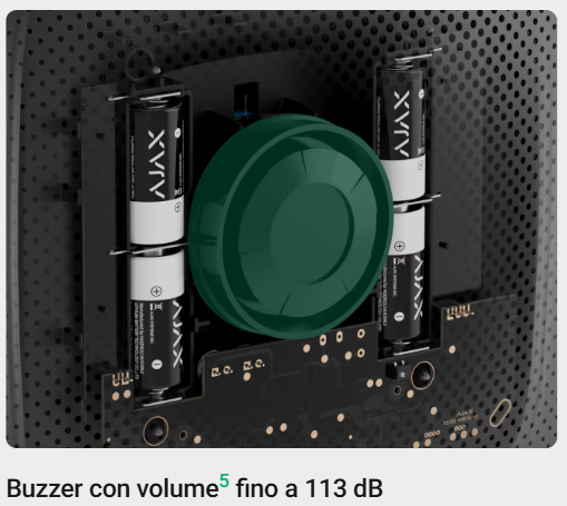 Ajax - Sirena wireless da interno ed esterno (StreetSiren Jeweller) 38179.07.BL1/38178.07.WH1