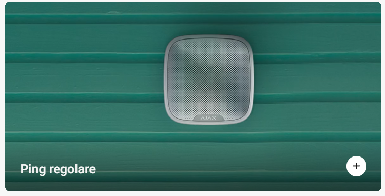 Ajax - Sirena wireless da interno ed esterno (StreetSiren Jeweller) 38179.07.BL1/38178.07.WH1