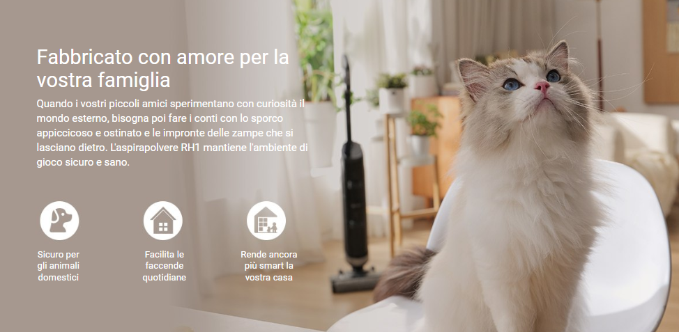 -🔥 Offerta a tempo – 281,54€ - valida fino al 26/02/26 al CHECKOUT - EZVIZ -RH1 Aspirapolvere e lavapavimenti 3 in 1 Senza Fili Intelligente