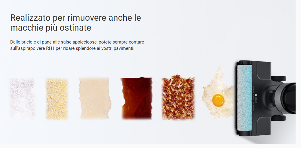 -🔥 Offerta a tempo – 281,54€ - valida fino al 26/02/26 al CHECKOUT - EZVIZ -RH1 Aspirapolvere e lavapavimenti 3 in 1 Senza Fili Intelligente