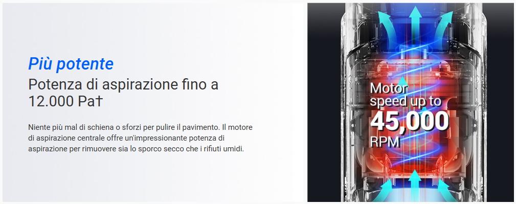 -🔥 Offerta a tempo – 281,54€ - valida fino al 26/02/26 al CHECKOUT - EZVIZ -RH1 Aspirapolvere e lavapavimenti 3 in 1 Senza Fili Intelligente