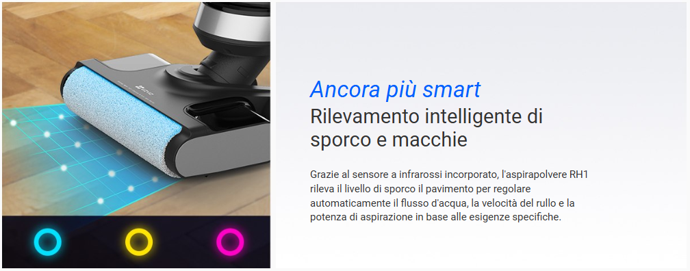 -🔥 Offerta a tempo – 281,54€ - valida fino al 26/02/26 al CHECKOUT - EZVIZ -RH1 Aspirapolvere e lavapavimenti 3 in 1 Senza Fili Intelligente